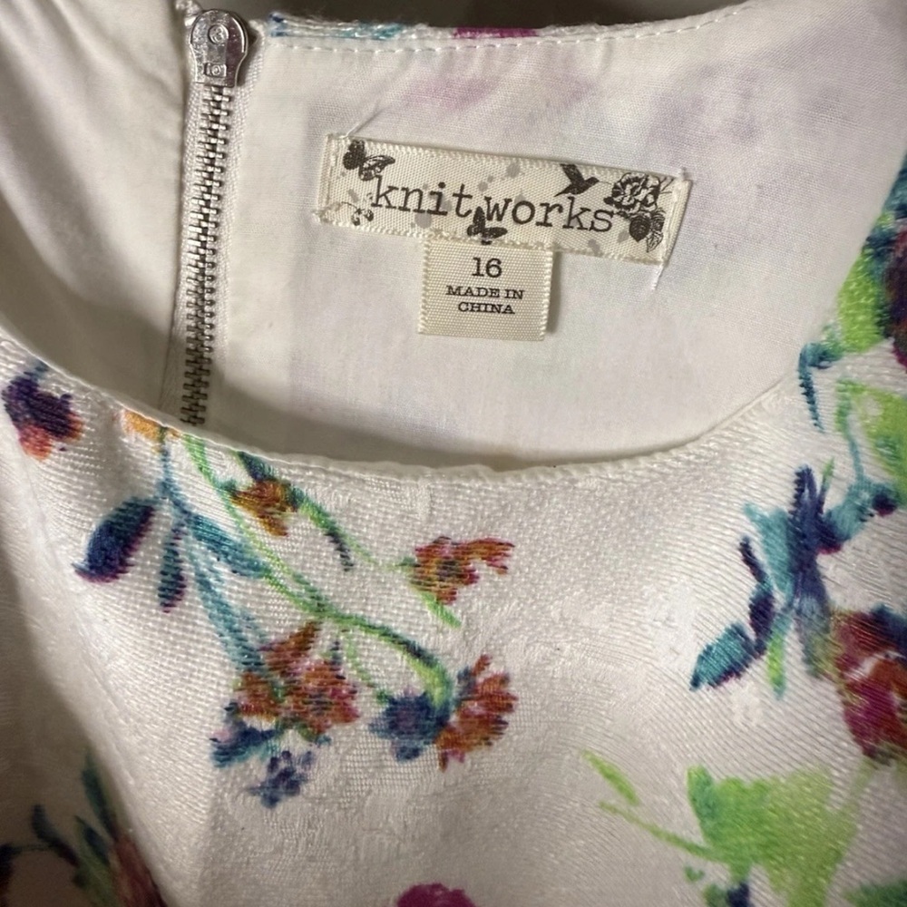 Kohl's Pink and Purple A-Line Sundress Sleeveless Scoop Neck size 16 kids 
Mtp24 - Picture 5 of 7